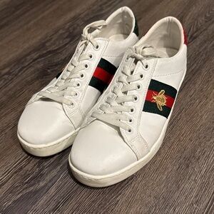 Gucci white sneakers - size 37 EU